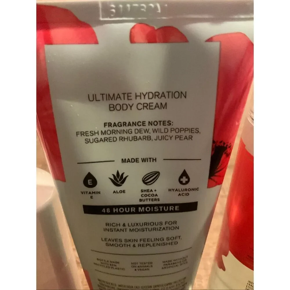 Bath and Body Works POPPY 4 Piece Set